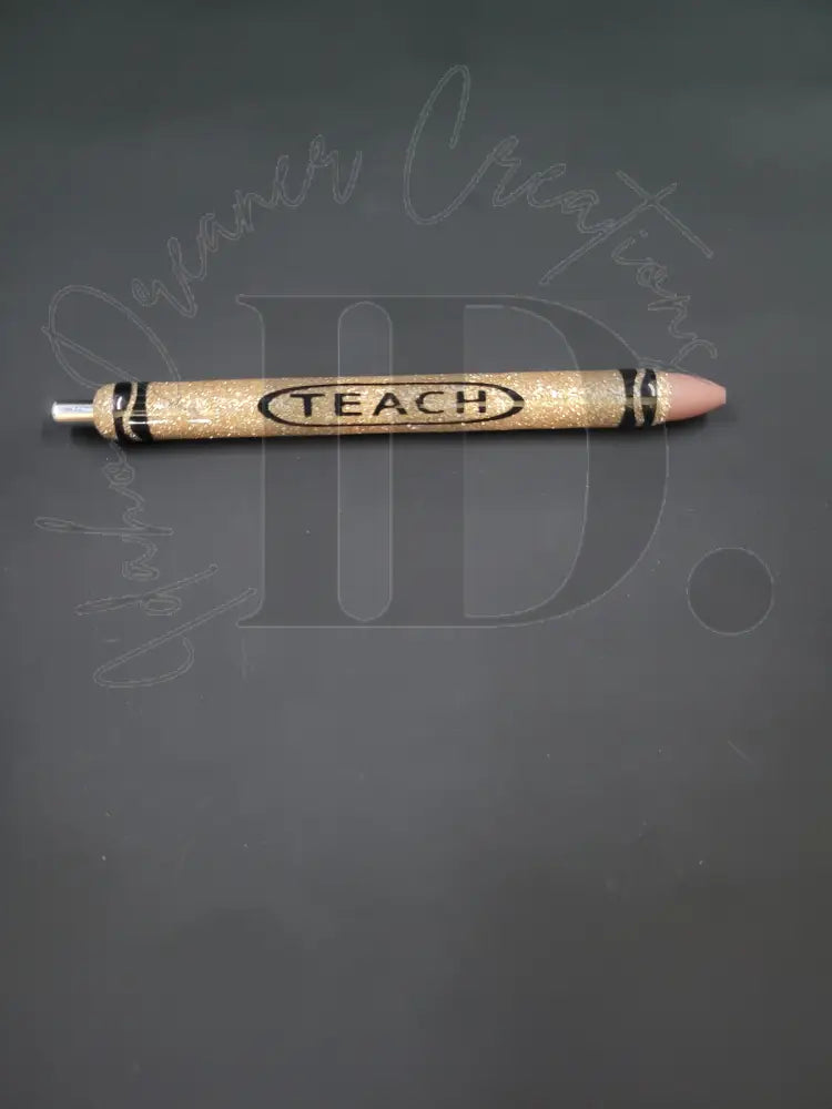 Crayon Pens Beige Resin