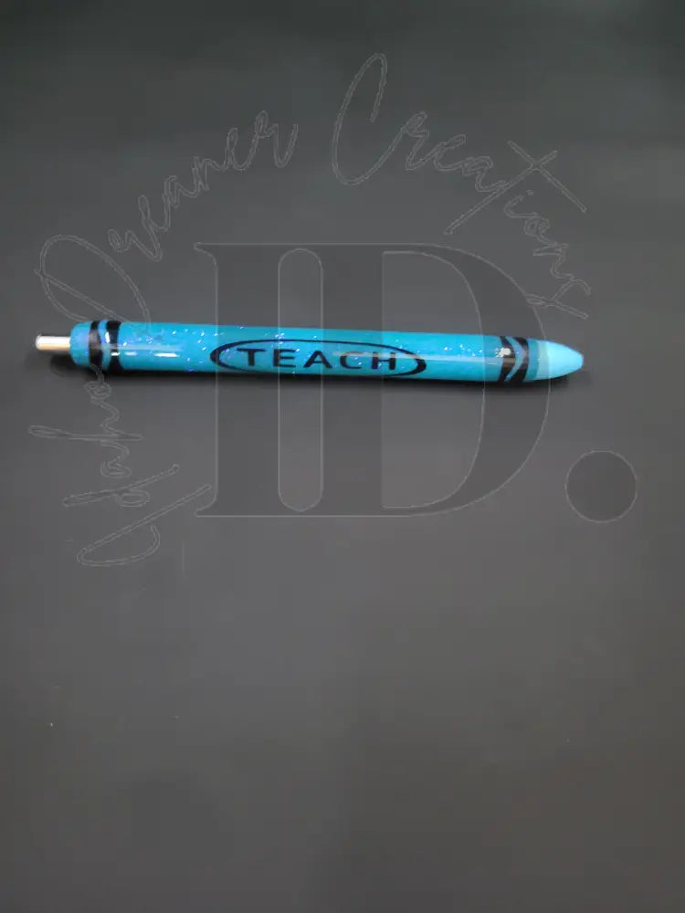 Crayon Pens Blue Resin