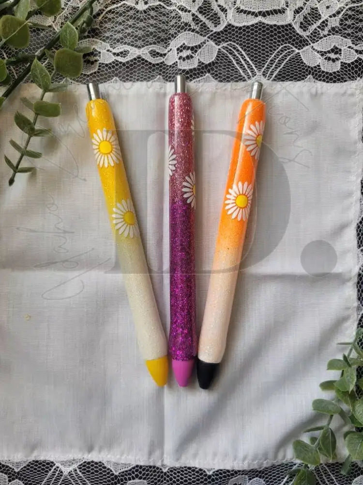 Daisy Pens Yellow Ombre