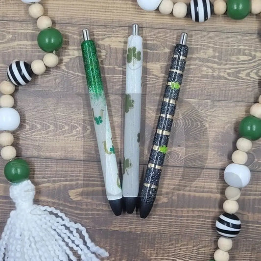 St. Patrick’s Day Pens Shamrock / Default Color (As Pictured)