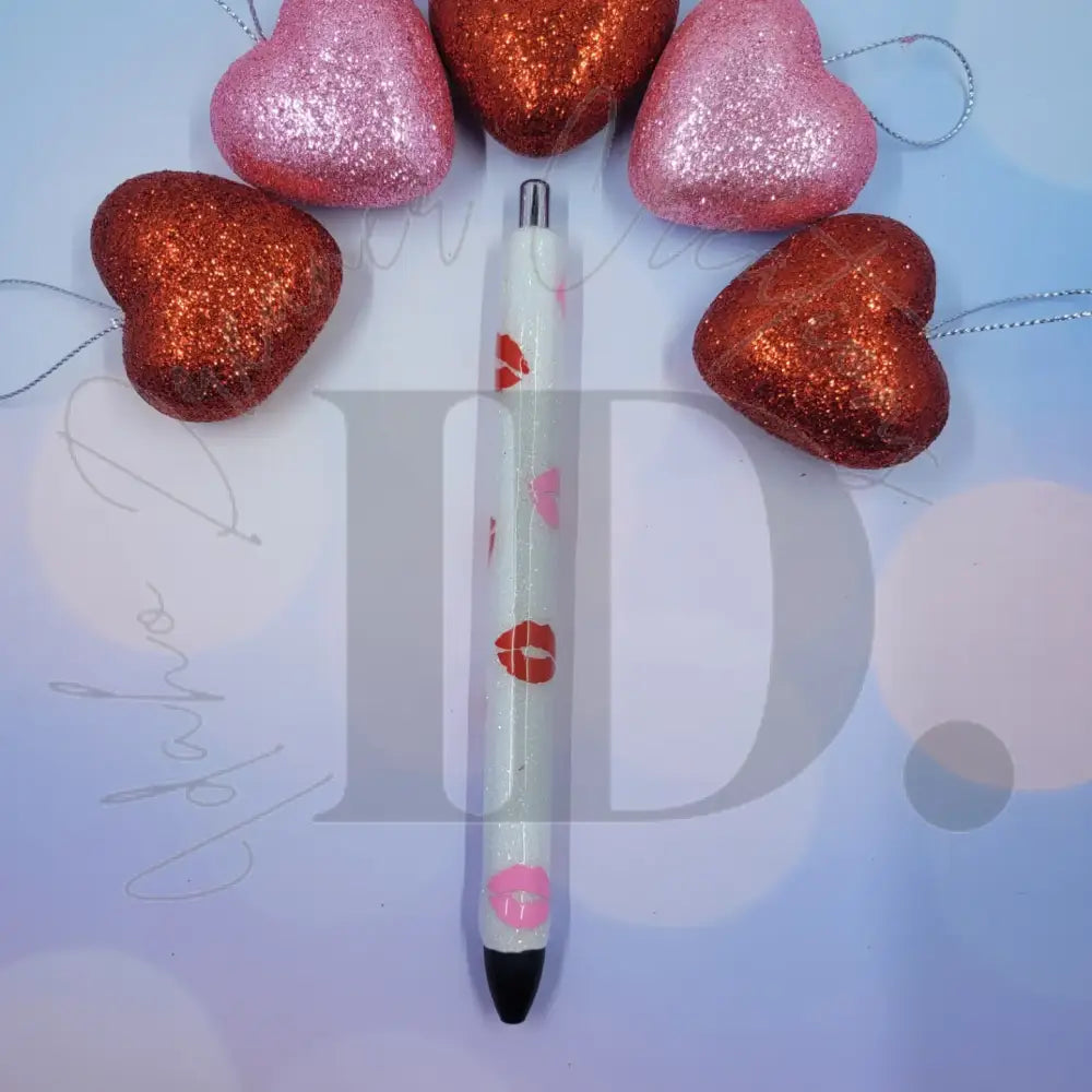 Valentine’s Day Pens Lips / Default Color (As Pictured)